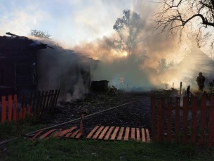На пожаре жилого дома погиб мужчина