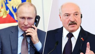 Лукашенко и Путин по телефону обсудили ситуацию в Беларуси