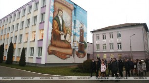 Здание средней школы открыли после капитального ремонта в Щучине